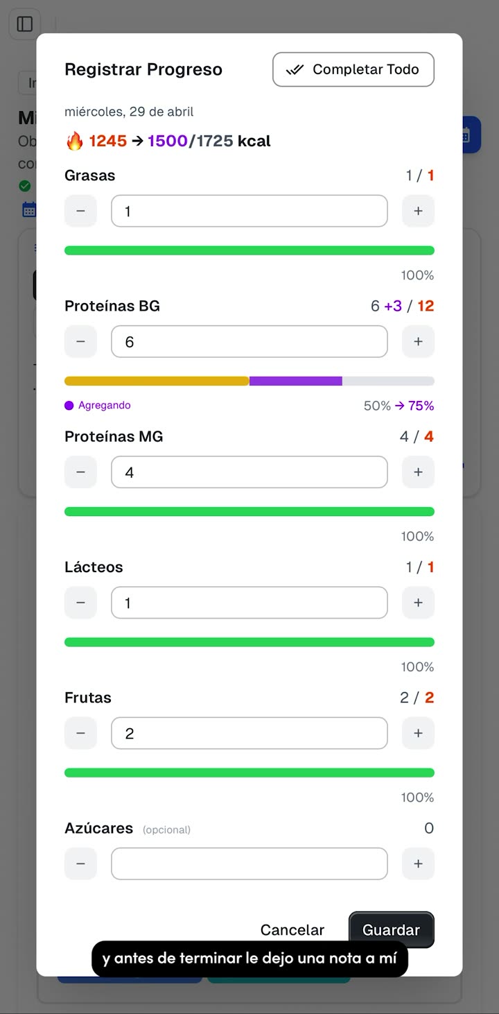 Pantalla de la 2FitnessCenter App